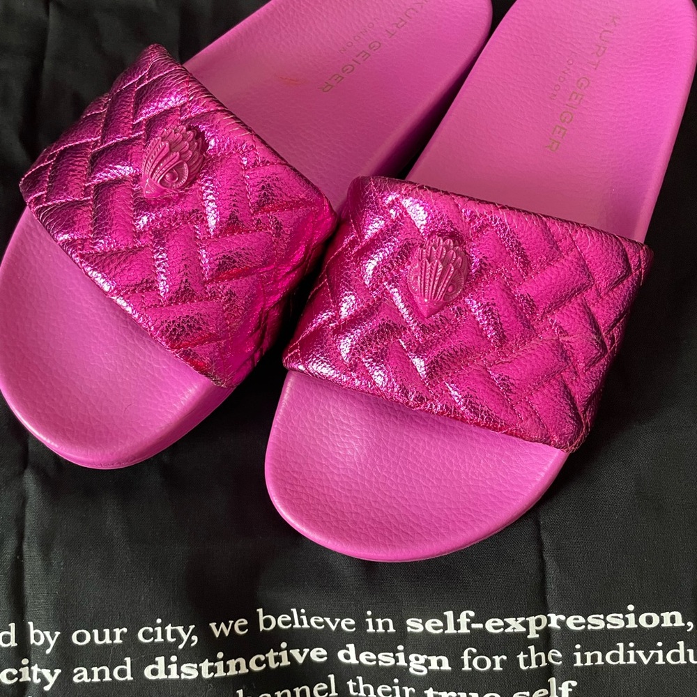 Pink Slide Sandals